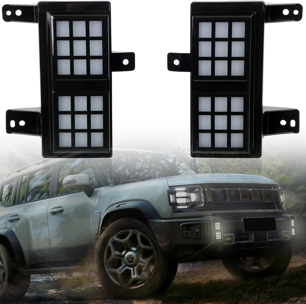 HIGH FLYING for Chery Jetour T2, Travellar 2023 2024 2025 2026 Car Exterior Accessories Front LED Fog Light DRL Daytime Running Lights 2pcs (DRL OEM-Style)