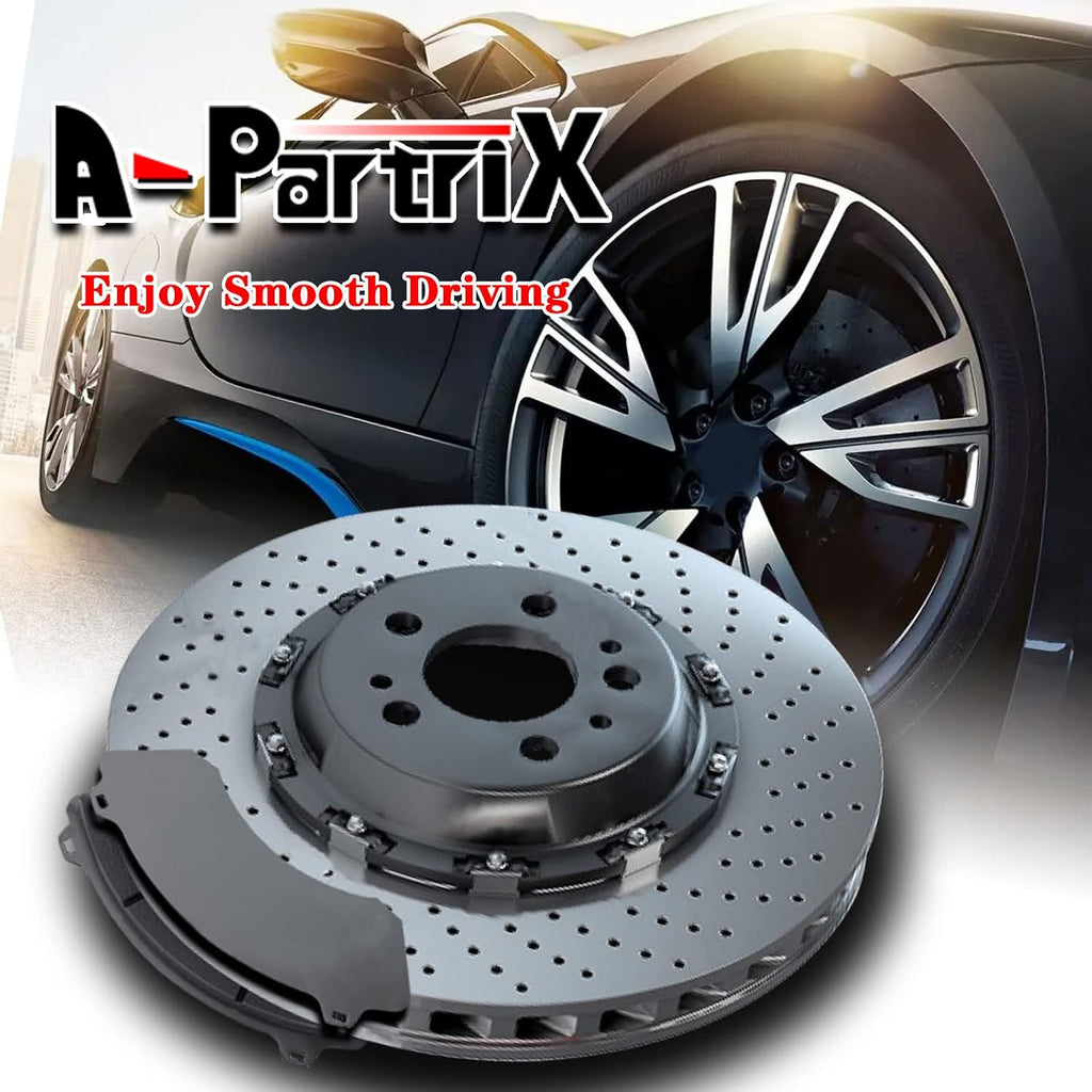 Brakes and Rotors - Front Brake Pads and Rotors Kit, Front Automotive Replacement Brake Kit, Break Pad and Break Rotor fits Honda Accord 2003-2007 fits Honda Civic 2006-2011