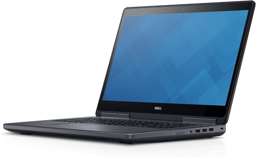 Dell Precision 7720 7720 Laptop (Windows 10 Pro, Intel i7-6820HQ, 17.3' LCD Screen, Storage: 500 GB, RAM: 8 GB) Black