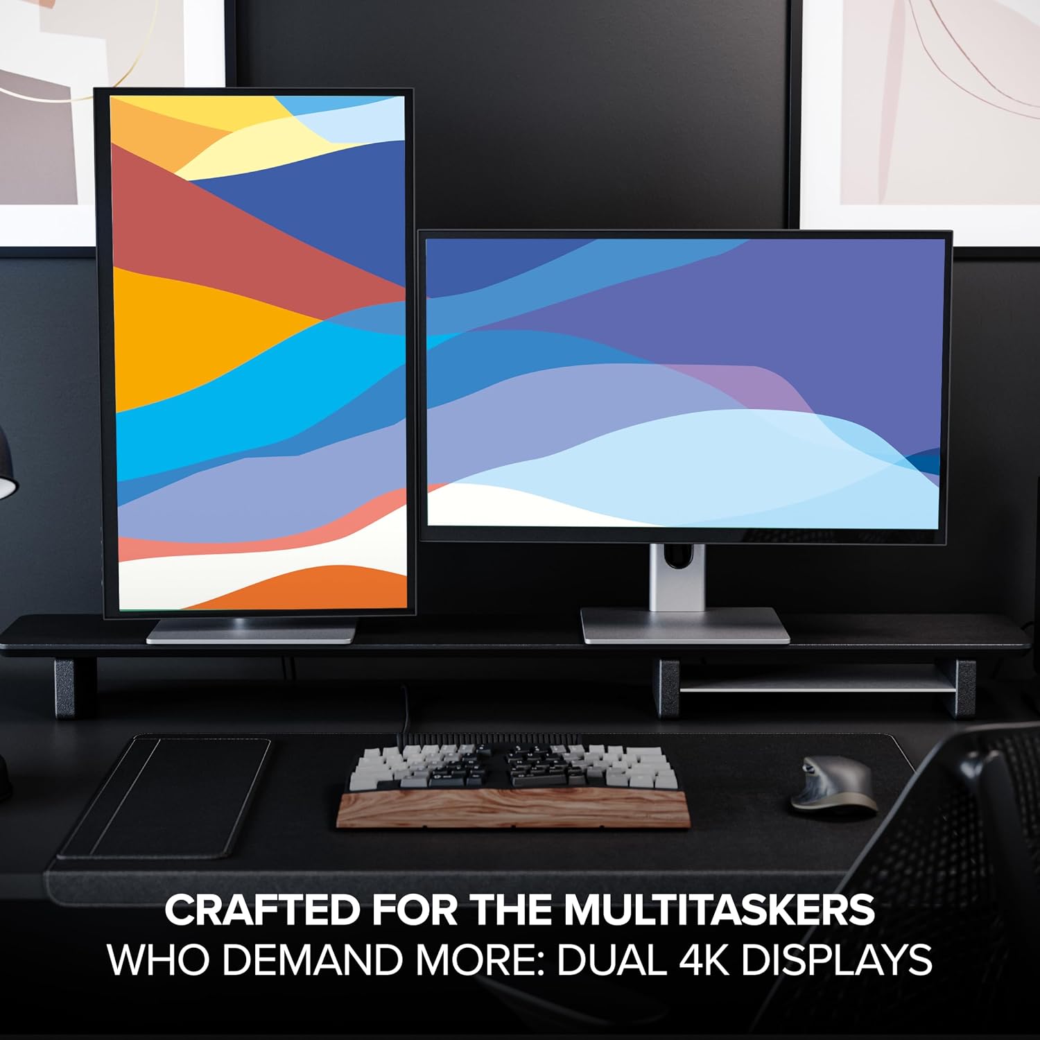 ALOGIC Clarity 27' 4K UHD Monitor with USB-C (90W PD) | Adjustable Stand | Silver & Black | Ultra HD Display