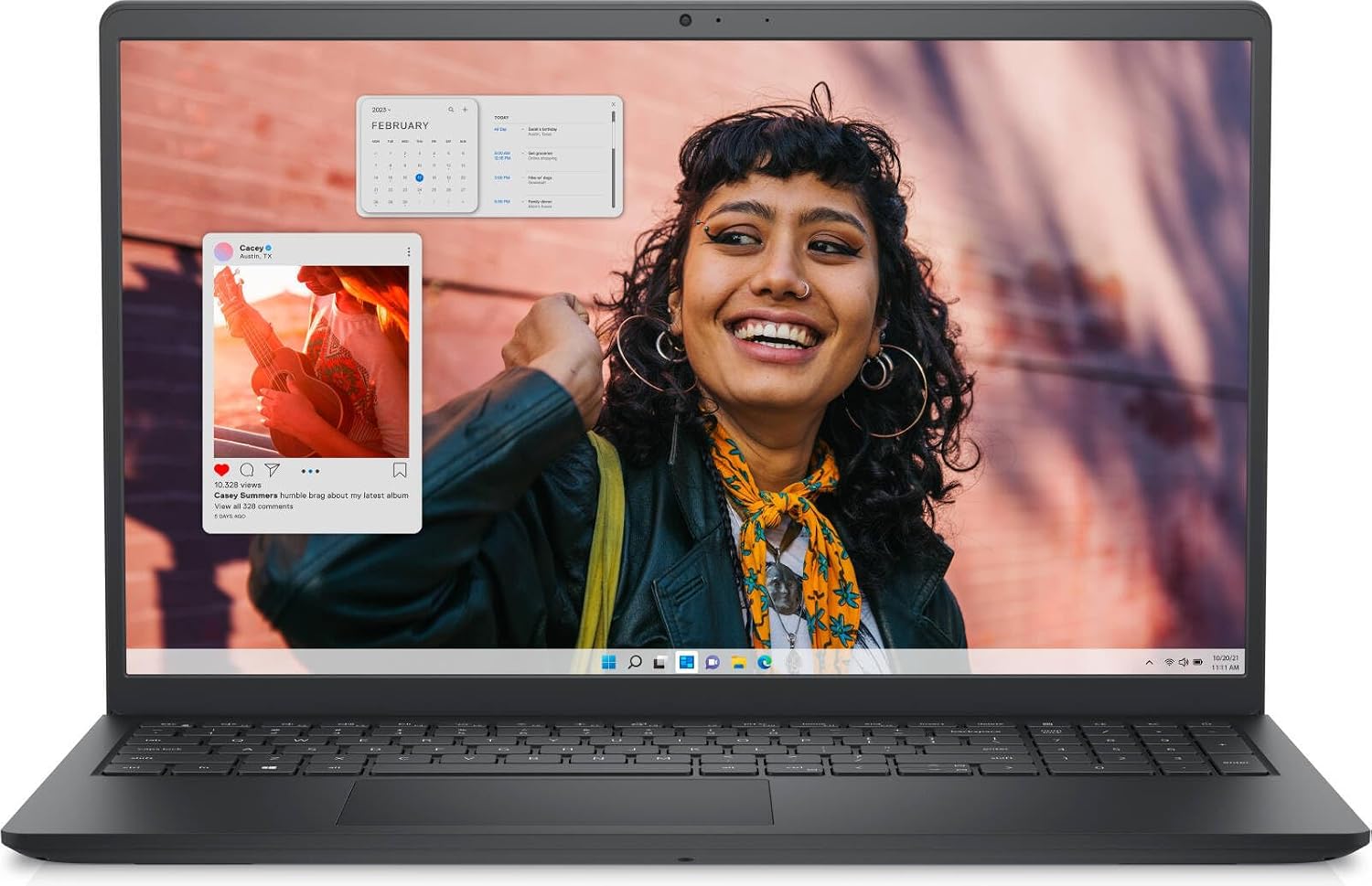 Dell Inspiron 15.6' FHD Touchscreen Laptop, Intel i7-1355U, 16GB RAM, 2TB Storage (1TB SSD+1TB Docking Station Set), Intel UHD Graphics, Numeric Keypad, Wi-Fi 6, 720p Webcam, Windows 11, Black