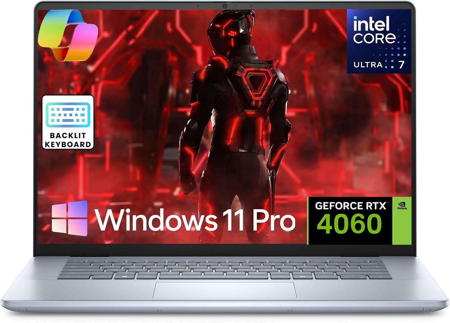 Dell Inspiron 16 Plus 7640 Laptop - Intel 16-Core Ultra 7 155H • GeForce RTX 4060 • 16' 2.5K 120Hz Anti-Glare Display • Backlit Keyboard • AI Copilot • Win 11 Pro • w/Accessories (64GB RAM | 1TB SSD)