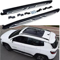 2PCS Running Boards Fits for Jeep Compass MP/552 2017-2025 Automotive Exterior Accessories Side Step Aluminium Pedal (with Brackets)
