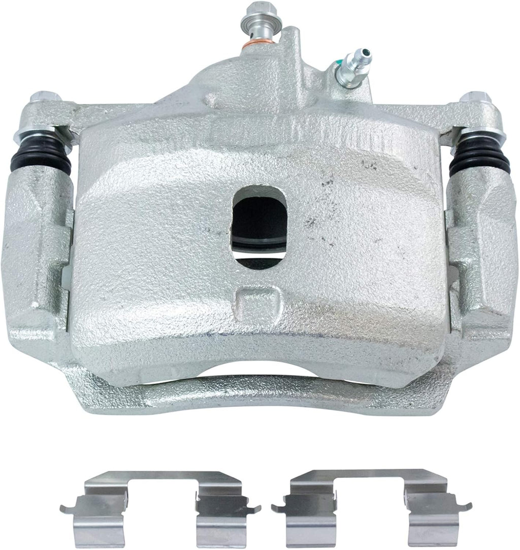 TRQ Front Brake Pad, Caliper, & Rotor Kit, with Chemical Kit Ceramic Compatible with 2006-2011 Honda Civic