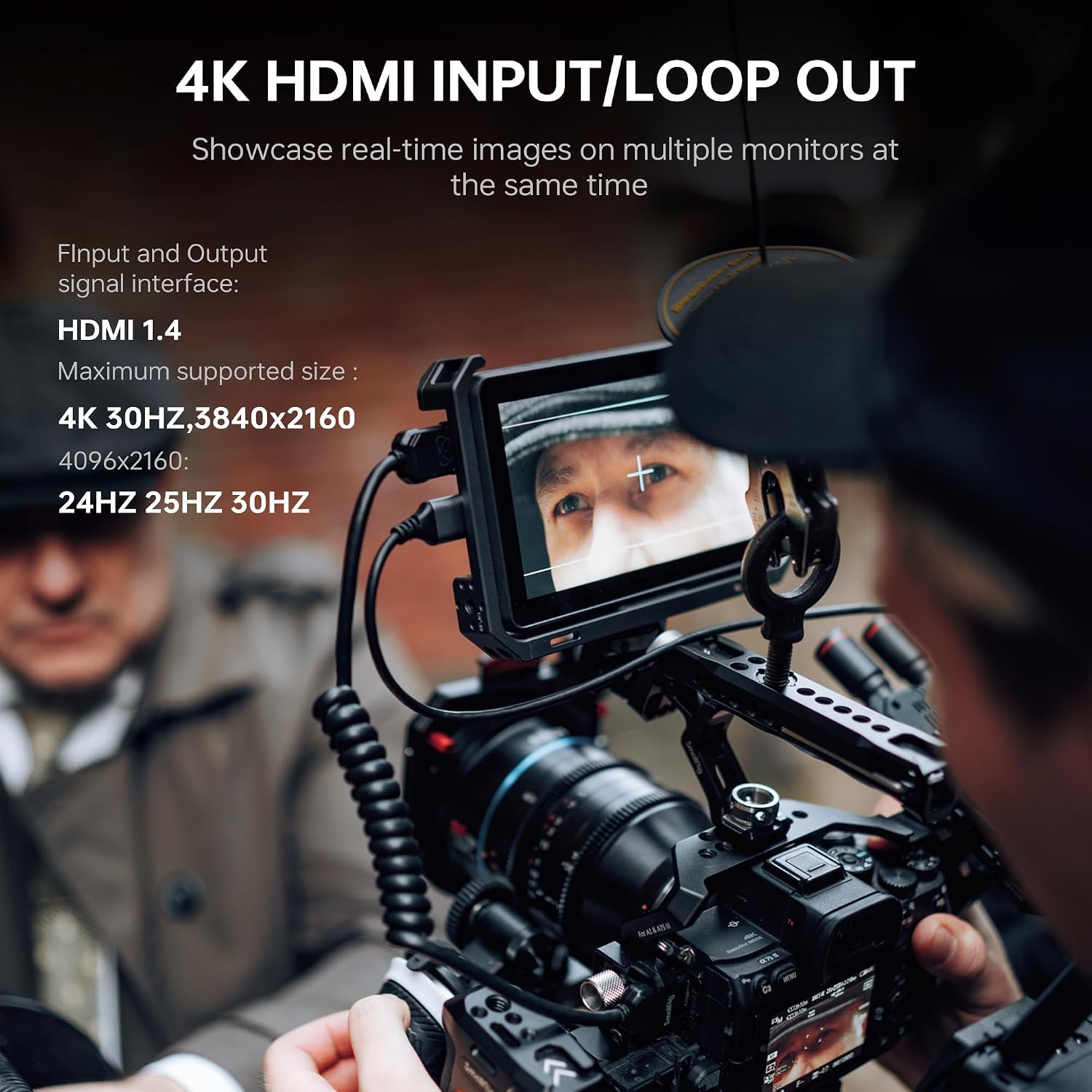 VILTROX DC-X2 2000 Nits Camera Field Monitor Kit with Rig Cage 6 Inch Touchscreen DSLR Monitor with 1920x1080 IPS 4K HDMI Loop in/Out 3D LUTs Waveform Video Peaking Focus Assist Battery Sunshade Hood