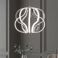 Modern LED Chandelier Acrylic Design Adjustable Hanging Chandelier Easy Install Suitable for Dining Room Living Room Bedroom Kitchen and Corridor