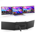 15.3' Laptop Triple Screen Extender Portable, One Cable Connection Laptop Monitor FHD 1080P IPS, Ultra Thin Dual Monitor for 13-17' Laptops, Plug & Play Compatiable with Win/Mac/Chrome/Android/Switch