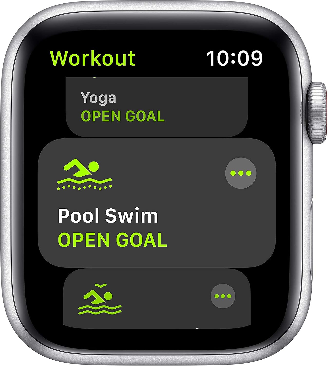 Apple Watch SE (GPS + Cellular, 44mm) - Silver Aluminum Case with White Sport Band (Renewed)