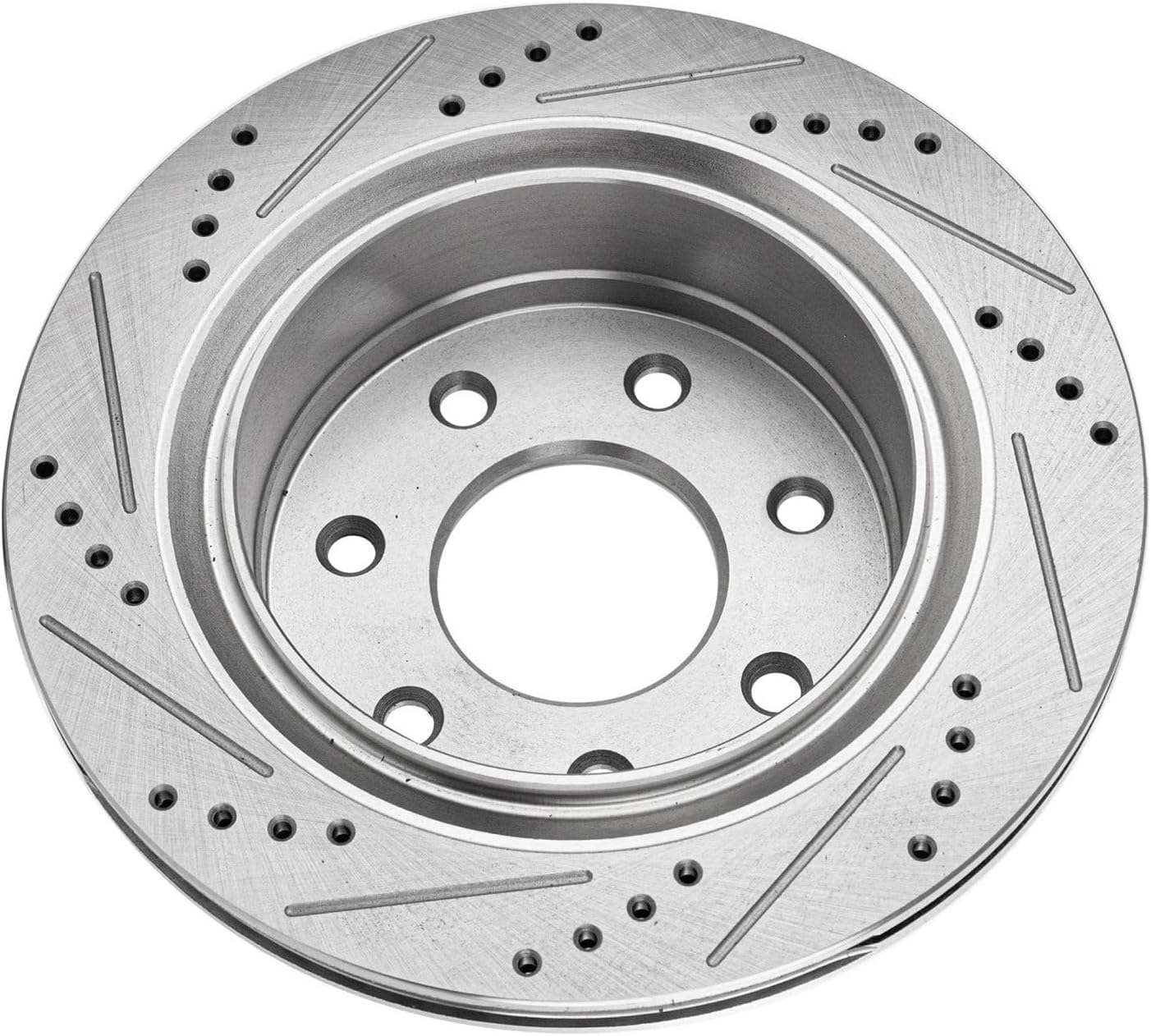 Detroit Axle - Rear Brake Rotors for 2012 2013 2014 Ford F-150 Lobo [7 Lug], Drilled and Slotted Disc Brake Rotors Replacement : 13.70' inch Rotors