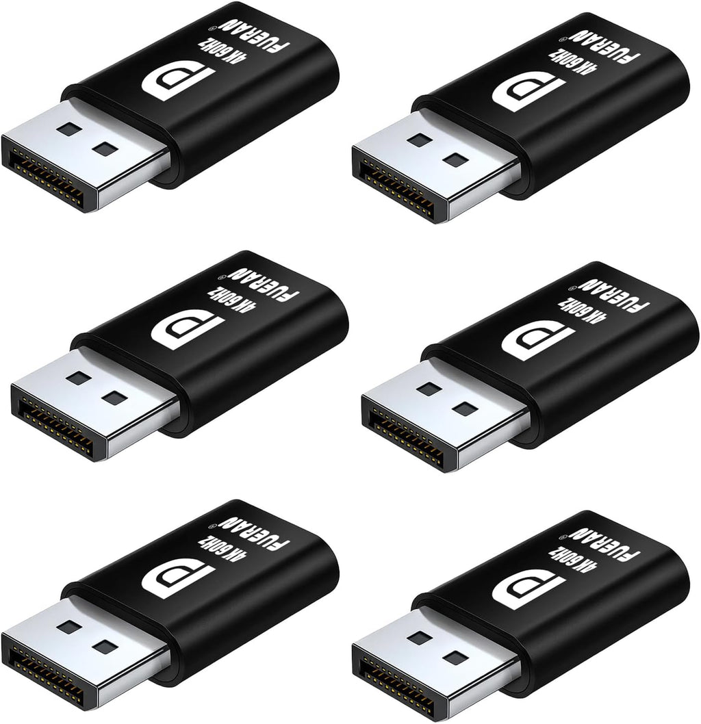 DP-4K60HZ DisplayPort Headless Ghost Display Emulator for PC DP displayport Dummy Plug-fit Headless 1080@120Hz-3840x2160@60hz FHD-Display Port Dummy Plug (DP-4K-60Hz-6P)