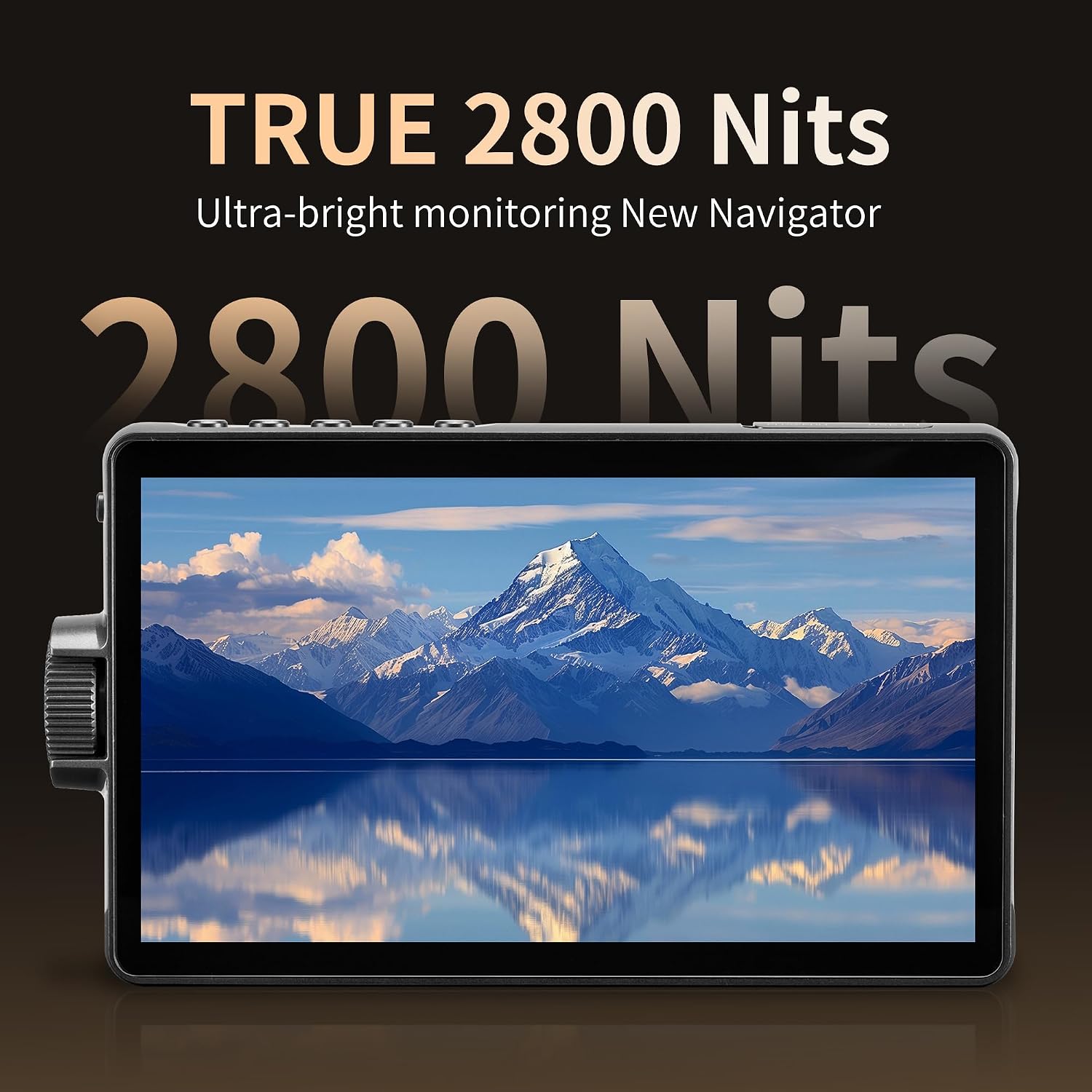 VILTROX 7'' Camera Field Monitor 2800 Nits Touchscreen Camera Monitor, Full HD 1920x1080 Video Monitoring, 3D Lut, RGB Parade with Sunshade Hood and Battery for Sony Canon Nikon (DC-A1)