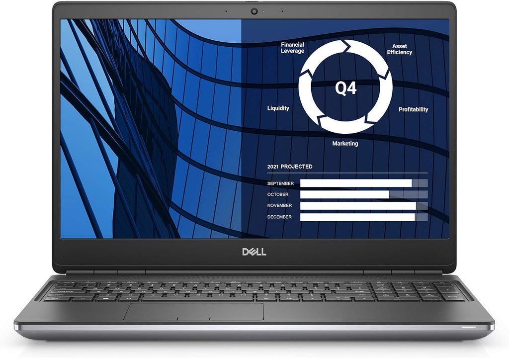 Dell Precision 7550, 15.6 inch FHD Laptop - Intel Core i7-10850H, 32GB DDR4 RAM, 512GB SSD, NVIDIA Quadro T2000 4GB, Windows 10 Pro - Silver (Latest Model) (Renewed)