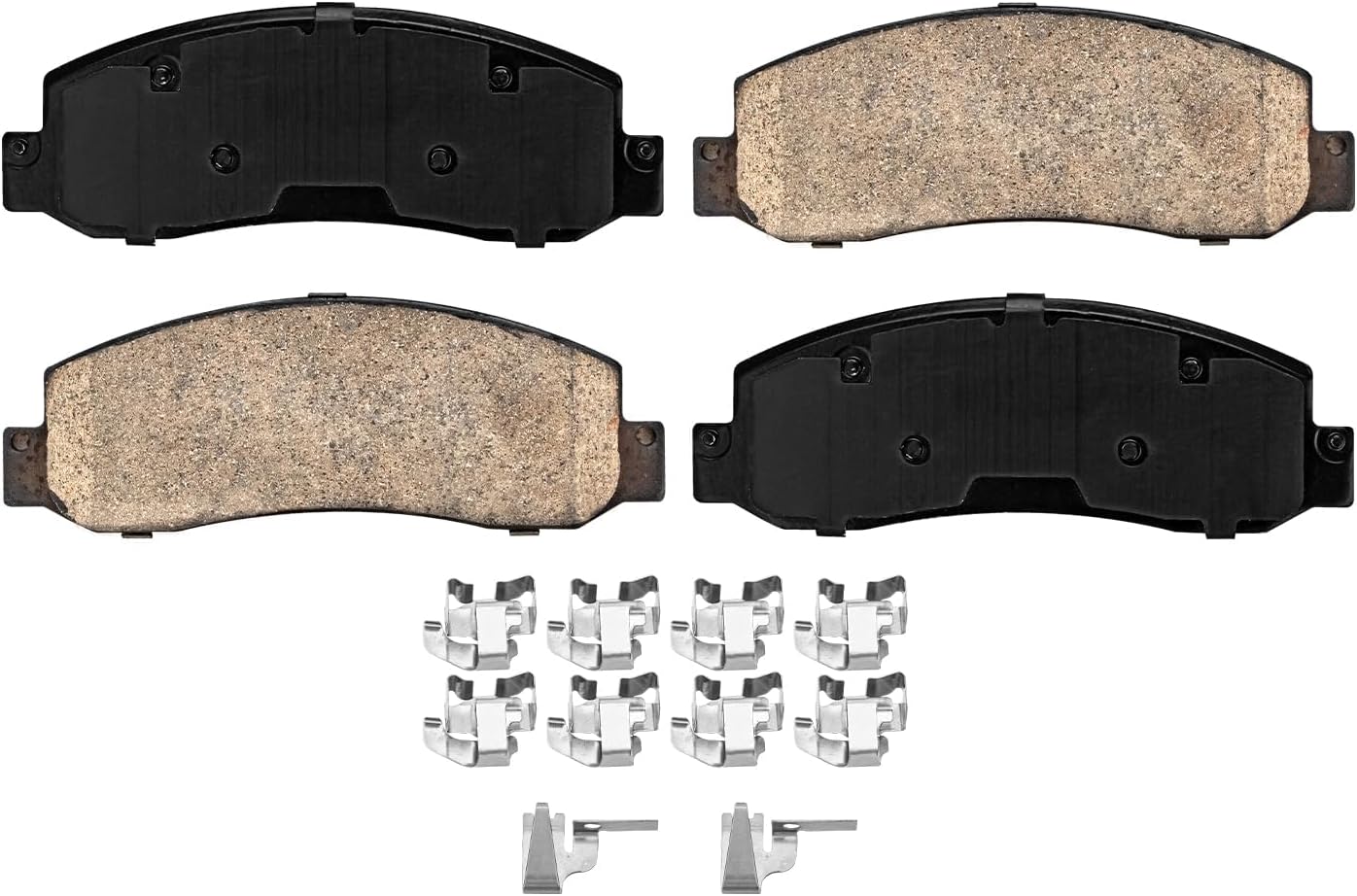 Detroit Axle - Front Brake Kit for 4WD DRW 2005-2011 Ford F-350 Super Duty Brake Rotors and Ceramic Brakes Pads 2006 2007 2008 2009 2010 Replacement: 13.66' inch Rotors