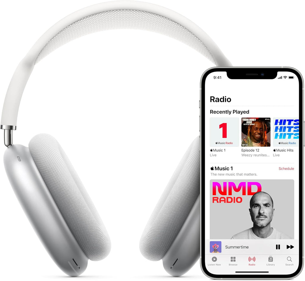 Apple AirPods Max Wireless Over-Ear Headphones with AppleCare+ (2 Years) - Sky Blue