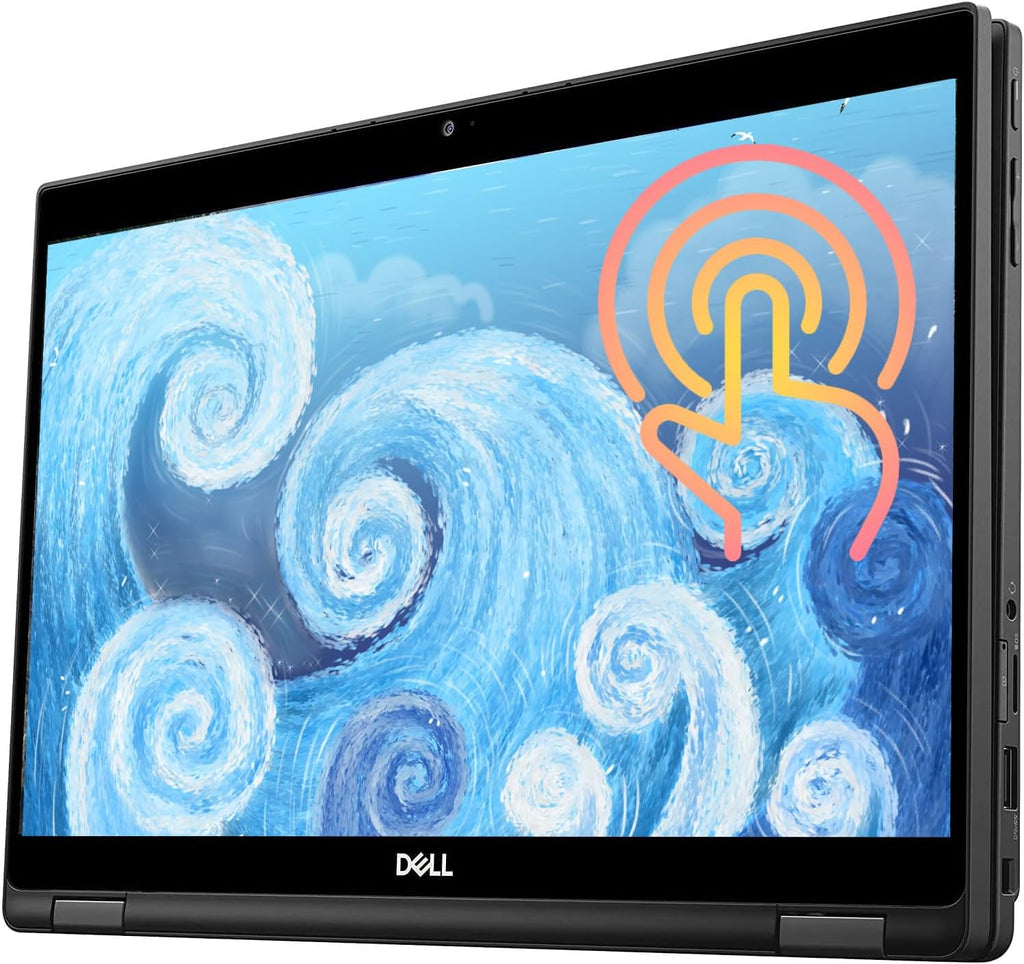 Dell Latitude 7390 2-in-1 Touchscreen Laptop Computer, Intel Core i5-8350U up to 3.6GHz, 512GB SSD, 8GB RAM, Type-C, 13.3' 1080p Full HD, Webcam, Windows 11 Pro (Renewed)