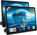 13.5' Android 13 Car Headrest Monitor 2-Pack - 4G+64G 4K Rear Seat Entertainment System TV for Back Seat, HDMI Sync, Wireless Mirroring, Bluetooth FM WiFi for SUV Minivan