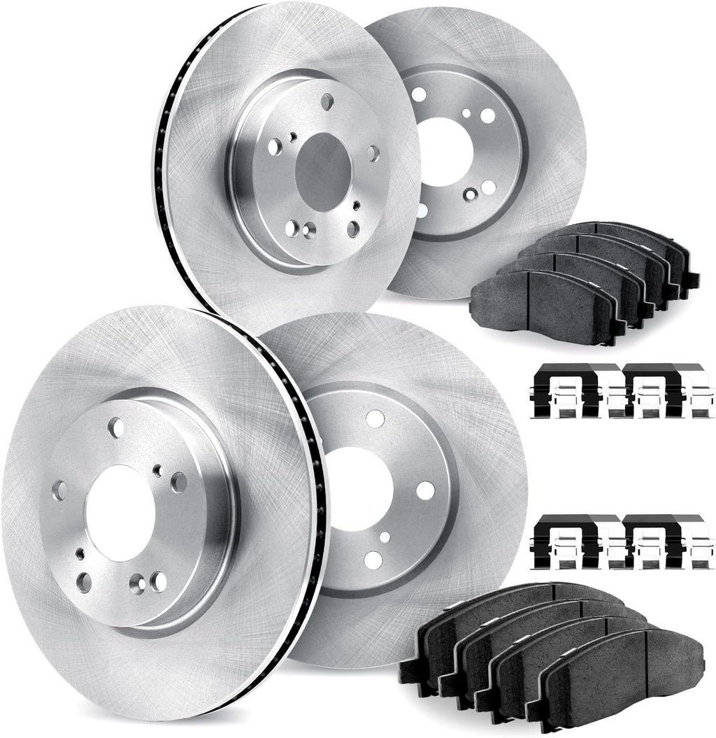 Dynamic Friction Company Front and Rear Brake Kit Fits 2006-2011 Honda Civic Coupe Si; 2007-2011 Honda Civic Sedan Si| 5000 Advanced Pads, Blank Rotors| Hardware| 11.8' Front & 10.2' Rear