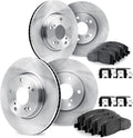 Dynamic Friction Company Front and Rear Brake Kit Fits 2006-2011 Honda Civic Coupe Si; 2007-2011 Honda Civic Sedan Si| 5000 Advanced Pads, Blank Rotors| Hardware| 11.8' Front & 10.2' Rear