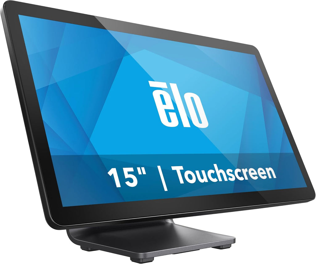 Elo 1504L - 15' Touchscreen Monitor with Anti-Glare Glass - TouchPro PCAP 10 Touch, 1920 x 1080, with Stand, Black