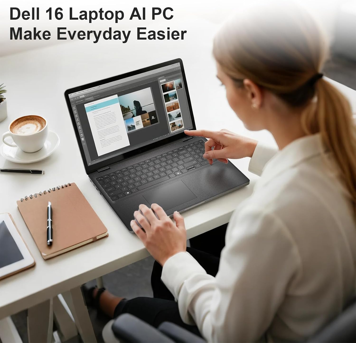 Dell 16 DC16250 Touchscreen Business Laptop, Intel Core 7-150U (10-Core, Up to 5.4GHz), 16 Inch FHD+ IPS, Windows 11 Pro, AI Copilot, Backlit Keyboard (16GB DDR5 RAM | 1TB)