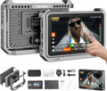 VILTROX DC-X3 Cage 6' SDI Camera Field Monitors 2000nits Super Bright Daylight Viewable External Monitor for 4k HDMI DSLR Touchscreen Monitor for Sony Canon Nikon with Sunshield 2200 MAh Battery