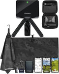 Garmin Approach R10 Portable Golf Launch Monitor | Take Your Game Home or Practice at The Driving Range | Track Metrics, Record Video or Play 43,000+ Courses with Signature Series Power Bundle