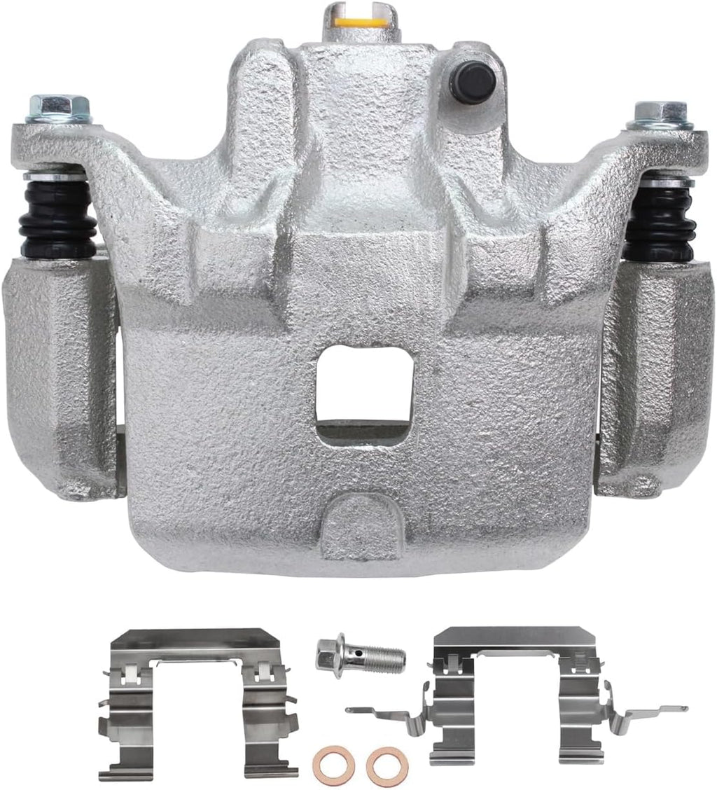 Detroit Axle - Front Disc Brake Calipers + Ceramic Brake Pads Replacement for Infiniti I35 Nissan Maxima Altima - 4pc Set