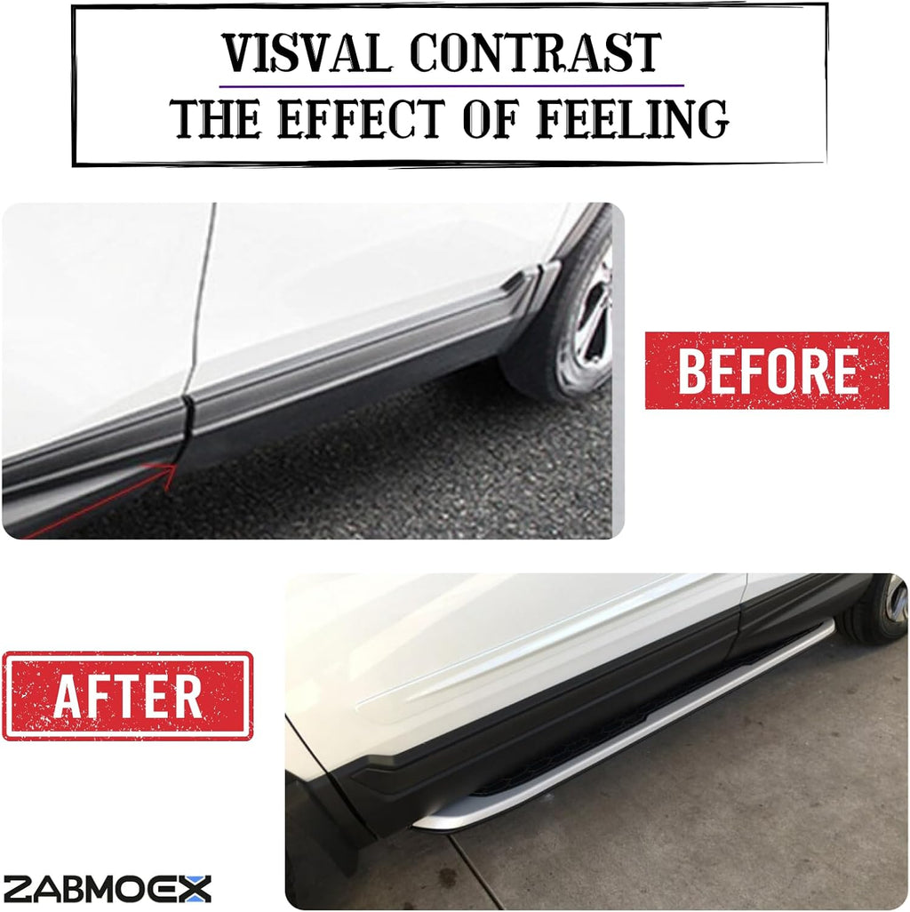 2PCS Running Boards Fit for 2017 2018 2019 2020 2021 2022 Honda CR-V CRV Silver Black Aluminum Side Steps Nerf Bars Accessories