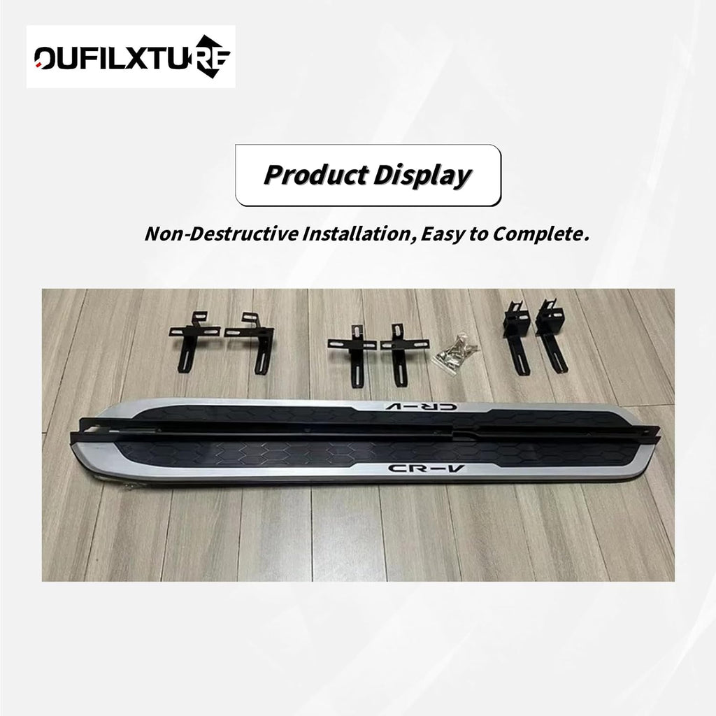 Running Boards Fit for Honda CR-V CRV 2017 2018 2019 2020 2021 2022 Side Steps Nerf Bars Protector Aluminum Accessories