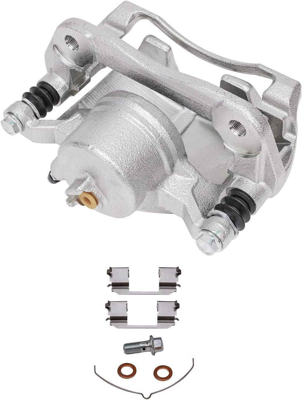 Detroit Axle - Front Brake Kit for Honda CR-V Element Disc Rotors Left Brake Caliper w/Bracket Replacement : 11.10' inch (282mm) Front Rotor