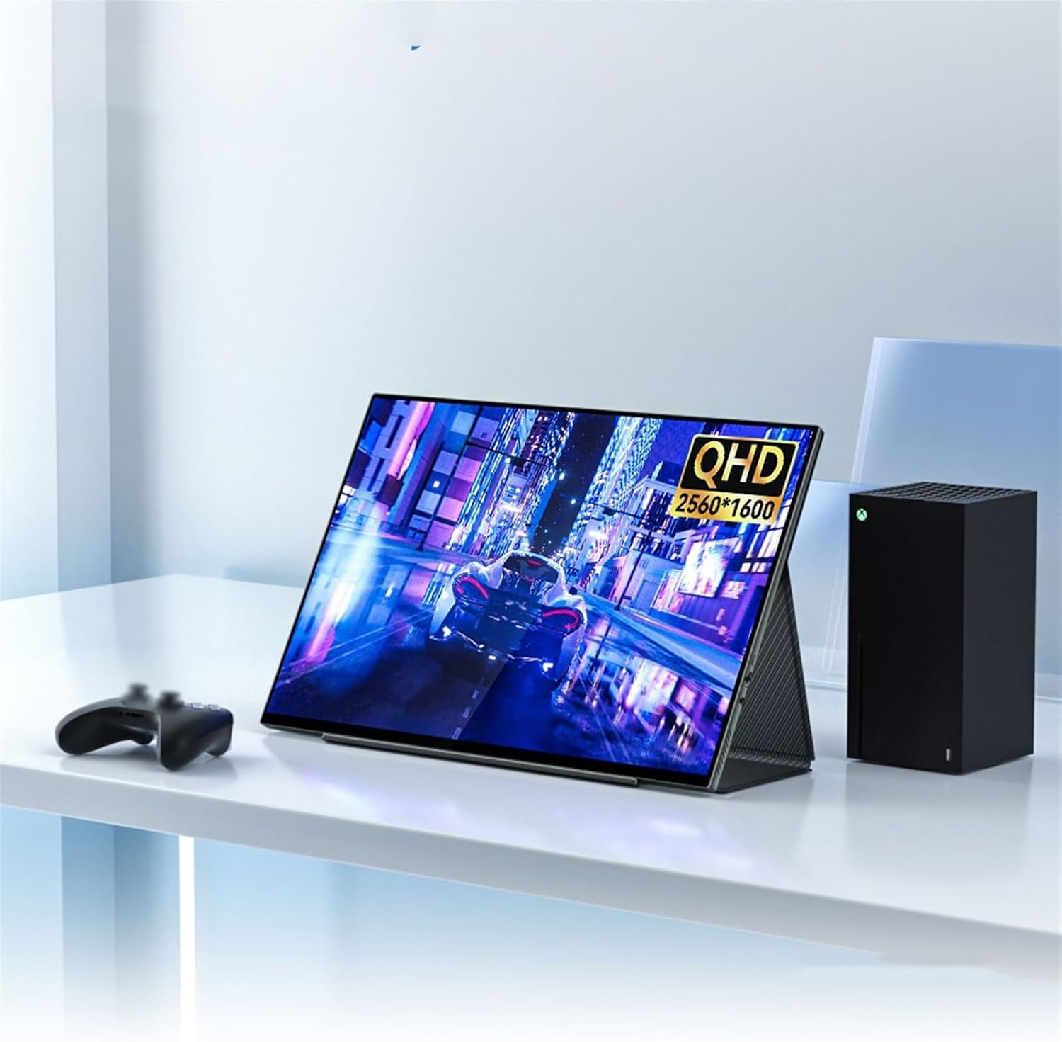 Portable Monitor for Laptop 16-inch 2K 144hz IPS External Screen Multifunction Touch Gaming Office Expansion Sub Portable Monitor Portable Gaming Monitor
