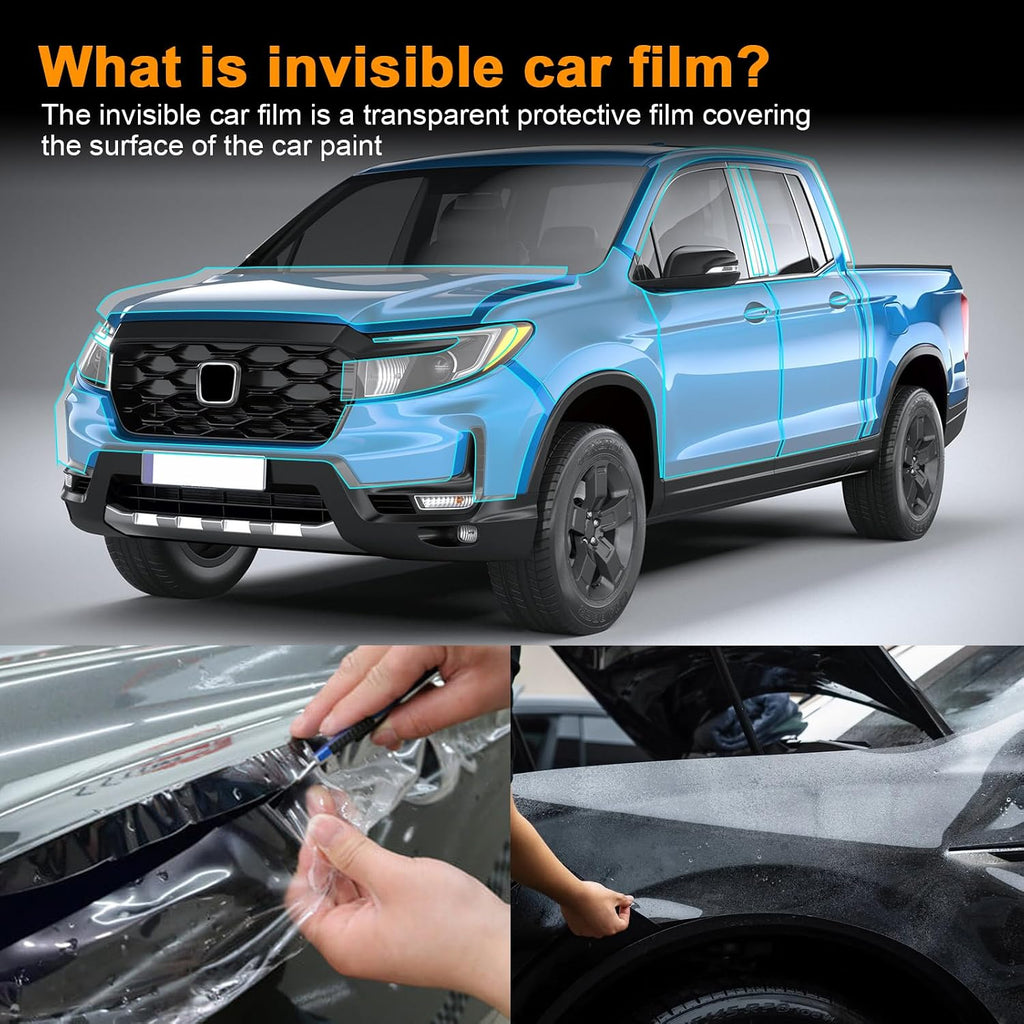 for 2024-2025 Honda Ridgeline Precut Paint Protective Film 8.5 Mil TPU PPF Clear Car HD Scratch Exterior Accessories (Sunroof 1Pcs)