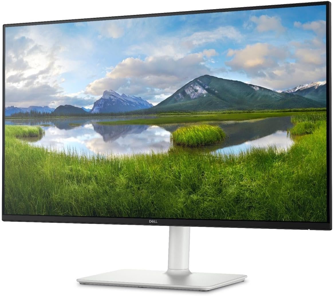 Dell 27 Monitor S2725DS 27-inch Full QHD 2560 x 1440 8Ms 100Hz Display, Integrated 2 x 5W Speakers 2 x HDMI, 1 x DisplayPort 16.7 Million Colors Height/Tilt/Swivel/Pivot Adjustability Silver (Renewed)