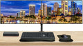 Lenovo ThinkVision P27h 2560 x 1440 LED QHD LCD Monitor, 2-Pack Bundle with HDMI, DisplayPort, Daisy Chain Ready, Dock, USB-C, Dual Monitor Stand, MK540 Wireless Keyboard and Mouse, and Wrist Pad