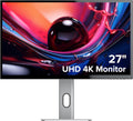 ALOGIC Clarity 27' 4K UHD Monitor with USB-C (90W PD) | Adjustable Stand | Silver & Black | Ultra HD Display