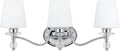 Quoizel Hollister 23' 3-Light Vanity Light, Polished Chrome Bathroom Fixture, Opal Etched Glass Shades, Classic Wall Mount for Over Mirror