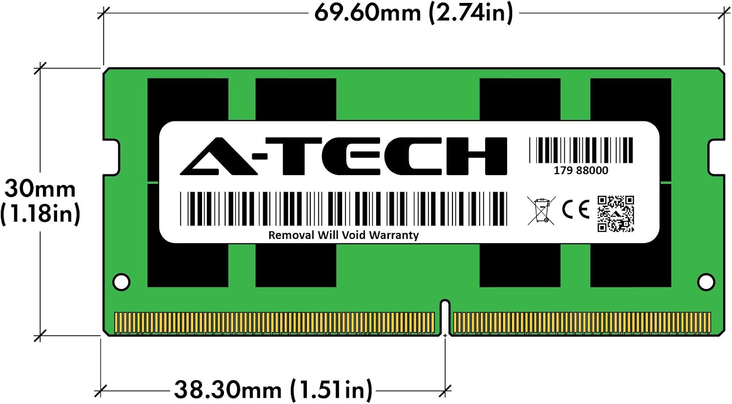 A-Tech 16GB RAM for Dell Latitude 7490, 7390, 7290, 5590, 5495, 5490, 5290, 3590, 3490 Laptop | DDR4 2400 MHz SODIMM PC4-19200 Memory Upgrade