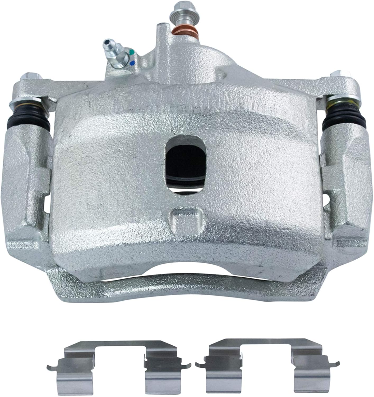 TRQ Front Brake Pad, Caliper, & Rotor Kit, with Chemical Kit Ceramic Premium G-Coated Compatible with 2006-2011 Honda Civic