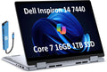 Dell Inspiron 14 7440 2-in-1 Business Laptop (14' FHD+ Touchscreen, Intel Core 7 150U(> i7-1355U), 16GB RAM, 1TB SSD) Backlit KB, FP Reader, FHD Webcam, IST Hub, Win 11 Home w/Copilot, Blue