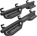 YZONA Running Boards Compatible for 2019-2026 Chevy Silverado & GMC Sierra 1500, 2020-2026 Chevrolet Silverado/GMC Sierra 2500 HD 3500 HD Double Cab/Extended Cab, Two Stairs Design Side Step Nerf Bar
