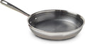 T-fal HybridMesh Tri-Ply Stainless Steel Fry Pan 10.25 Inch, Induction Oven Safe 500F, Metal Utensil Safe, Ideal For Searing, Cookware, Dishwasher Safe Pots and Pans, Needs Pre-Heating, Silver/Black