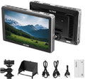 VILTROX DC-L2 7 Inch Camera Video Field Monitor,Full HD 1280x800 Touch Screen Director AC Monitor with 4K HDMI/3G-SDI Loop in & Out 3D Lut RGB Parade Focus Peaking Full Waveform