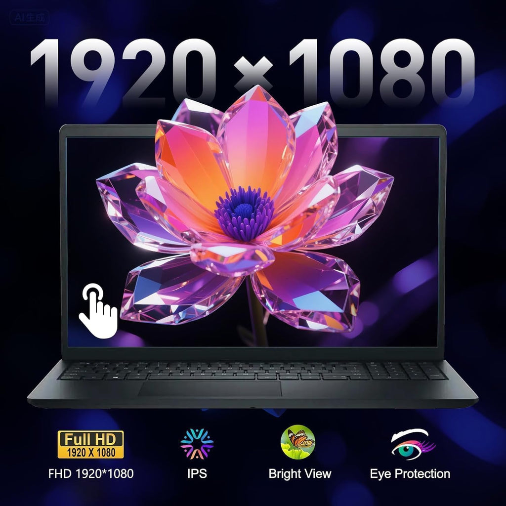 Dell Inspiron 15.6' FHD Touchscreen Laptop 2026 Edition | Latest 13th Gen Intel Core i5 (Beat i7-1250U) | 40GB RAM | 1TB Storage (512GB PCIe SSD + 512GB External) | Win 11 with Office 365 for Web