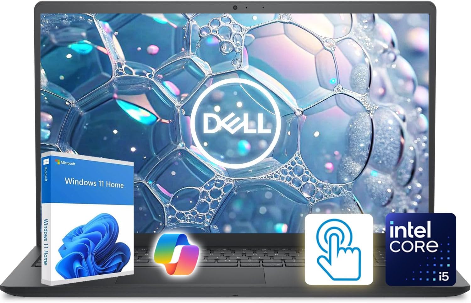Dell Inspiron 15.6' FHD Touchscreen Laptop | 13th Gen Intel Core i5 | 40GB DDR4 RAM | 1TB PCIe SSD | AI-Enhanced Windows 11 | WI-FI 6 | Long Battery Life for Business