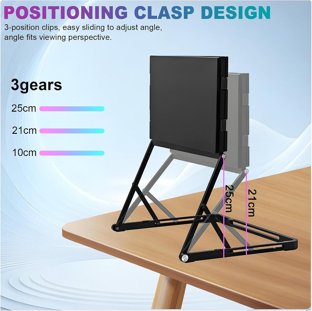 Laptop Screen Extender Monitor, 15.6' 1080P FHD Triple Screen Monitor with 360° Adjustable Viewing Angles, HDMI/USB-C Attach & Play, External Monitor for Laptop with Windows Macos