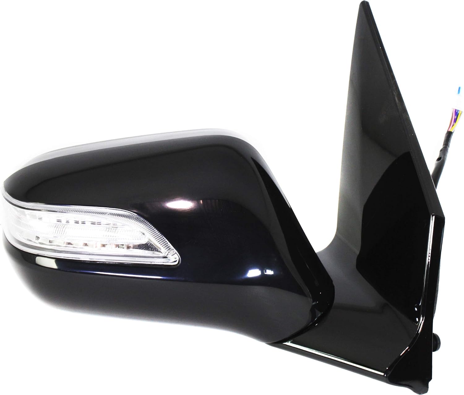 Kool Vue Passenger Side Power Heated Mirror for Acura MDX 2007-2009 With Signal Light & Memory Paintable For Models Without Power Liftgate