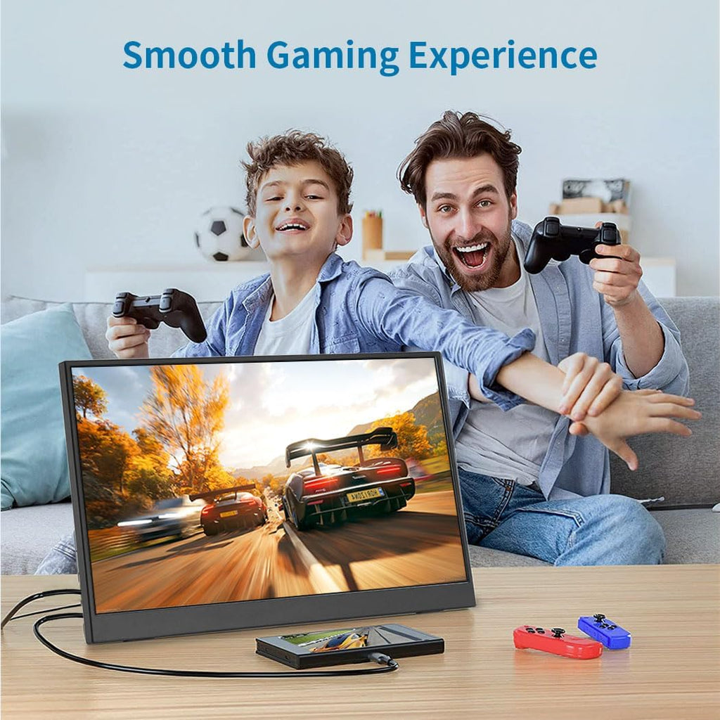 Portable Monitor Touchscreen 14',USB-C & FHD External Display 100% sRGB Anti-Glare Eye Care,Privacy Protection,Low-Power,VESA Mountable Travel Monitor for Laptop/Mac/Gaming/Office