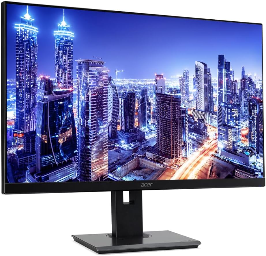 acer Vero B7 B277 E 27 inch 1080P Full HD IPS 100 Hz 4 ms Widescreen LCD Monitor, Bundle with VGA, HDMI, DisplayPort, Integrated Speakers, MK270 Wireless Keyboard & Mouse, Gel Mouse & Wrist Pad