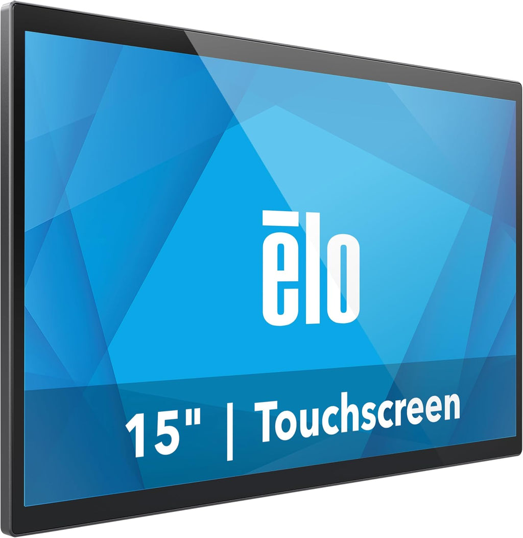 Elo 1504LS - 15.6' Touchscreen Monitor Without Stand - TouchPro PCAP, 10 Touch, 1920 x 1080, Dark Gray