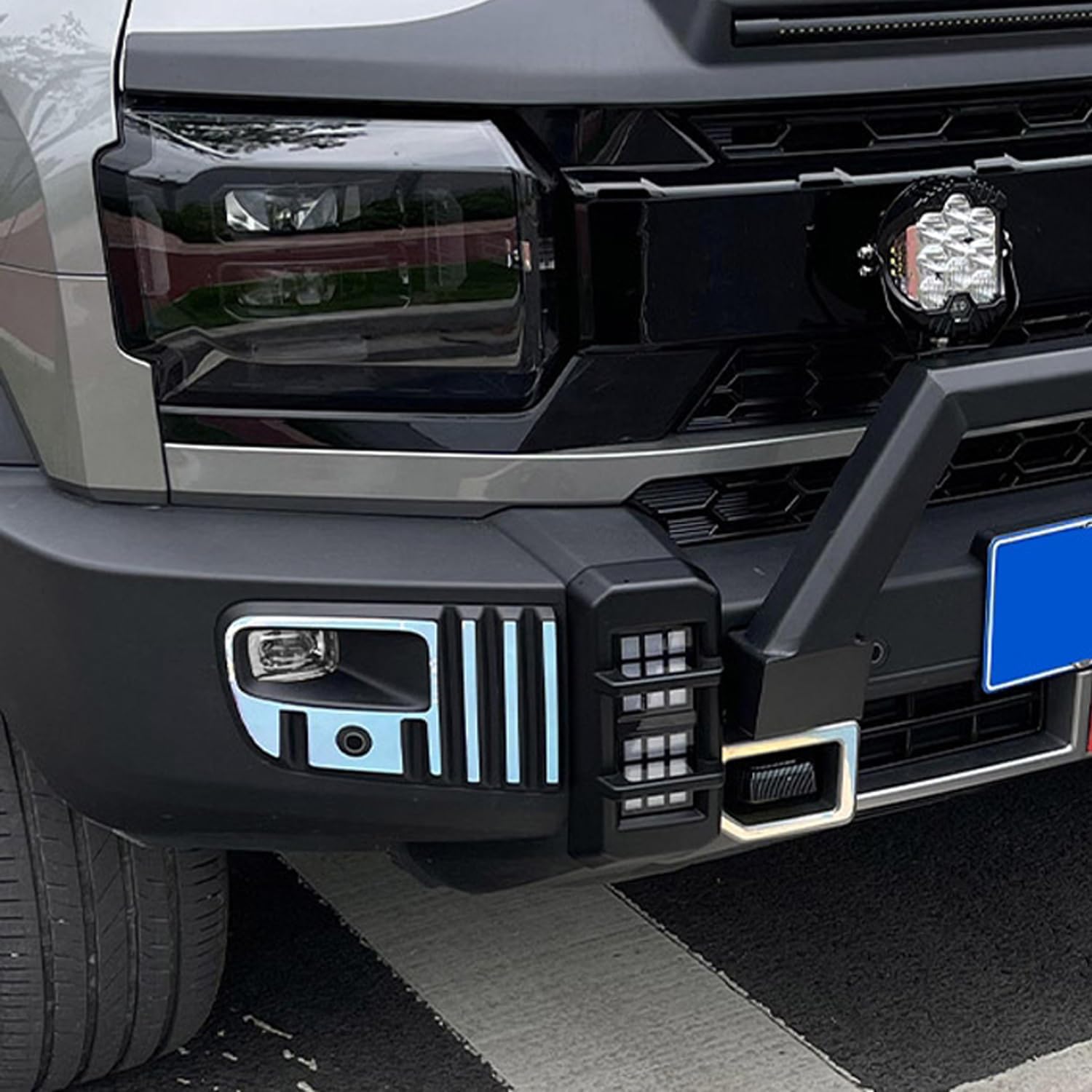 HIGH FLYING Fog Light for Chery Jetour T2, Travellar 2023-2025 Car Exterior Accessories, LED, Black, Front Fog Light, Easy to Install, Fashionable Design